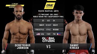 Demetrious Johnson vs Danny Kingad  Full Fight Replay [upl. by Nort934]