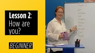 Beginner Levels  Lesson 2 How Are You [upl. by Leahcim]