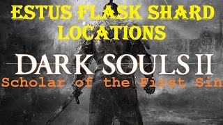 Dark Souls 2 SOTFS  Estus Flask Shard Locations [upl. by Tranquada]