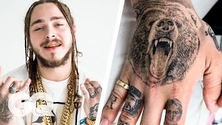 Post Malone Breaks Down His Tattoos  GQ [upl. by Niarfe]