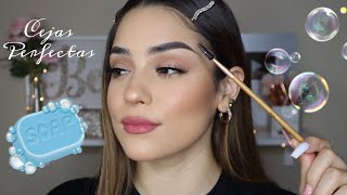 RUTINA DE CEJAS CON JABON 🧼 TUTORIAL PASO A PASO [upl. by Scholz]