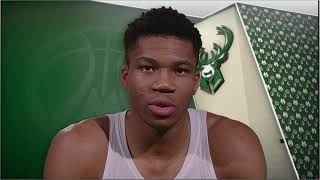 Giannis Antetokounmpo explains how to pronounce his last name  ESPN [upl. by Schinica]