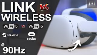 HOW TO Play Oculus amp Steam VR Games on Oculus Quest 2  Link amp 90Hz Wireless [upl. by Airamas]