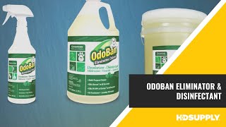 OdoBan Eliminator and Disinfectant  HD Supply [upl. by Aihsercal]