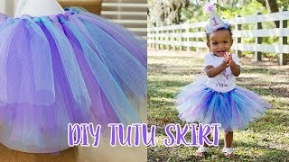 HOW TO MAKE AN EASY TUTU SKIRT  Simply Dovie [upl. by Ochs]