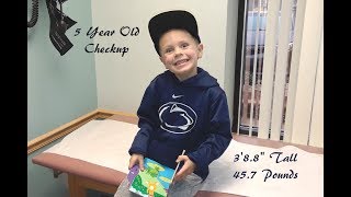 Calebs 5YearOld Checkup [upl. by Acinemod]