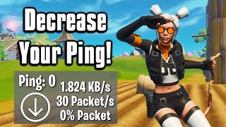 Watch This Video To LOWER Your Ping In Fortnite  PC  Console Guide [upl. by Neeoma]