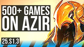 AZIR vs MEL MID  500 games Dominating  KR Master  25S13 [upl. by Rafaelia]