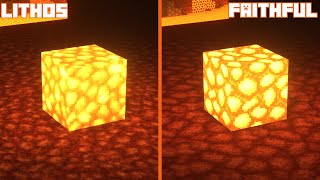 Lithos vs Faithful  Texture Comparison [upl. by Ruhtua]