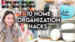 10 CLEVER HOME ORGANIZATION IDEAS  STORAGE HACKS [upl. by Ellsworth810]