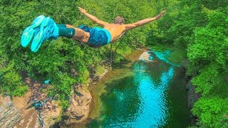 Craziest Cliff Jumping Of All Time [upl. by Atteuqnas632]