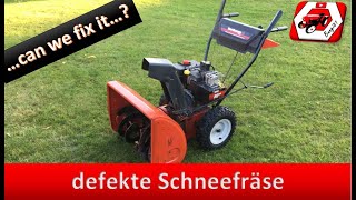 Defekte Schneefräse für 2€ reparieren geht das [upl. by Anitnerolf]