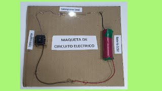 Como Hacer una Maqueta de Circuito Electrico [upl. by Adnol328]