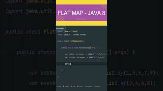 Flat Map  Java 8  WeTechie  coding interview java java8 status [upl. by Esined699]