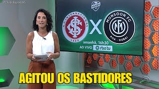 NOTÍCIA DE MOMENTO ALICE BASTOS REVELA NOVIDADES BOMBÁSTICAS DO INTERNACIONAL [upl. by Corvese]