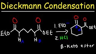 Dieckmann Condensation Reaction Mechanism [upl. by Gervais]