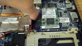 How to remove and install a laptop graphics card Part 1 [upl. by Nelie]