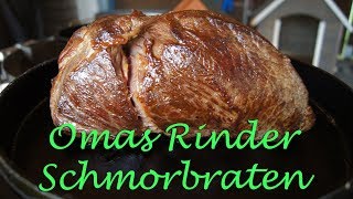 Omas Rinderschmorbraten YBBQ [upl. by Atteyek]