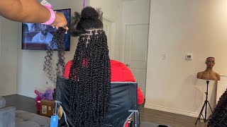 PASSION TWISTS TUTORIAL ON 4C Natural Hair  SUPER EASY PASSION TWIST TUTORIAL Passiontwist [upl. by Nikita]