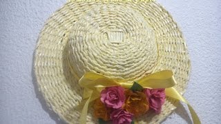 Sombrero decorativo hecho de papel [upl. by Kailey267]