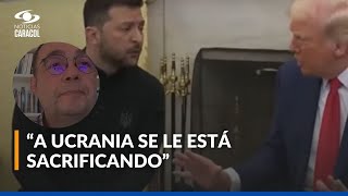 Donald Trump y Volodimir Zelenski análisis de la pelea de los mandatarios en la Casa Blanca [upl. by Jarvey686]