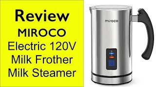 Review Miroco Milk Frother  How to make froth milk at home [upl. by Aurore630]