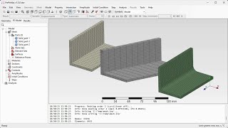 PrePoMax amp CalculiX  Extruded meshes [upl. by Mcnalley]