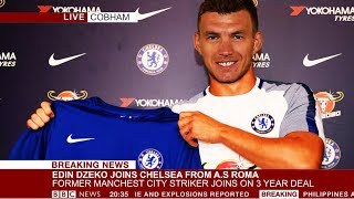 EDIN DZEKO JOINS CHELSEA TRANSFER NEWS 100 DONE DEAL [upl. by Wynn247]