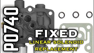 P0740 Honda Acura Linear Solenoid Replacement Fix  Accord Odyssey Pilot Ridgeline [upl. by Acyre]