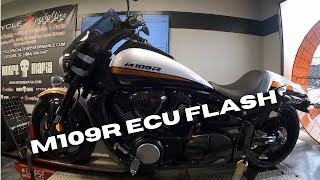 Suzuki M109R ECU FLASH and DYNO TUNE Moore Mafia m109 Exhaust [upl. by Madelle867]