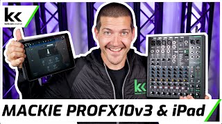 How To Connect Mackie ProFX10v3 to iPad [upl. by Aenat]