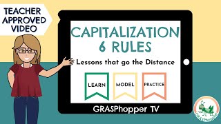 Capitalization Rules for Kids  6 Capital Letter Rules in English Teaching Video [upl. by Teragramyram]