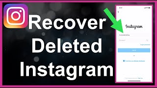 How To Recover Deleted Instagram Account [upl. by Lynnett243]