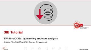 SWISSMODEL Tutorial Part IV Quaternary structure analysis [upl. by Elmina]