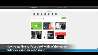 How to use WebinarJam to Go Live on Facebook Live [upl. by Otilegna]