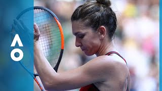 Simona Halep v Angelique Kerber match highlights SF  Australian Open 2018 [upl. by Leyameg]