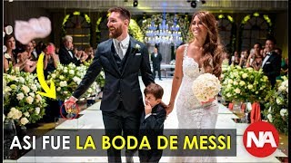 Así fue la Boda de Leo Messi y Antonela Rocuzzo  Una Ceremonia de Ensueño y una Fiesta de Lujo [upl. by Assirac]