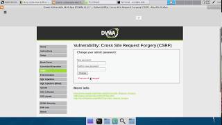 All levels DVWA Cross Site Request Forgery CSRF [upl. by Manfred]