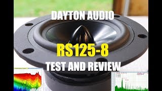 Dayton Audio RS125  Test and Review [upl. by Mcnalley]