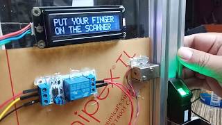 How to make Fingerprint Door Lock with Arduino  DFRobot [upl. by Simone211]