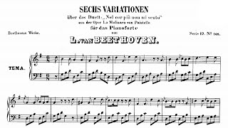 Beethoven 6 Variations on Nel cor piu non mi sento WoO 70  Jorg Demus 1972  Vanguard VSD736 [upl. by Yelyab781]