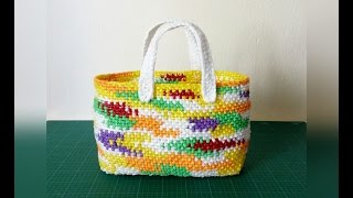 Making Plarn Bags Pattern 4 [upl. by Seldan]