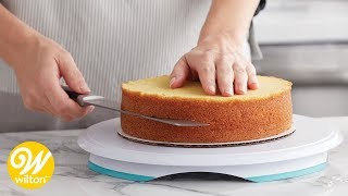 How to Level and Torte a Cake  Wilton [upl. by Aseeral]