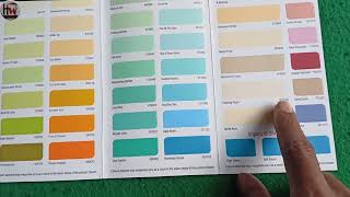 Color catalogue berger paints l Making colour charts [upl. by Otero]