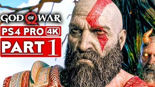 GOD OF WAR 4 Gameplay Walkthrough Part 1 4K HD PS4 PRO  No Commentary [upl. by Meingolda]