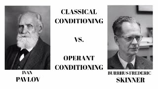 Classical Conditioning vs Operant Conditioning Psychology [upl. by Cairistiona]