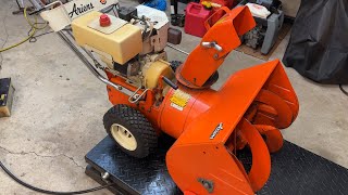 1970s Ariens Snow Snow Blower Leaking Oil [upl. by Spain974]