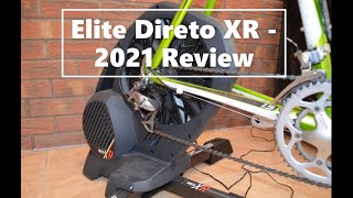 Elite Direto XR Unboxing amp Review 2021  Direct Drive Turbo Trainer [upl. by Attennod568]