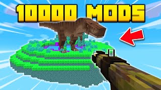 Minecraft but I Downloaded TOO MANY MODS [upl. by Meeharb]