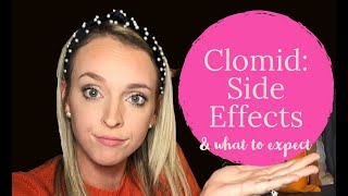 Clomid  Side Effects  What To Expect [upl. by Nyladnarb]